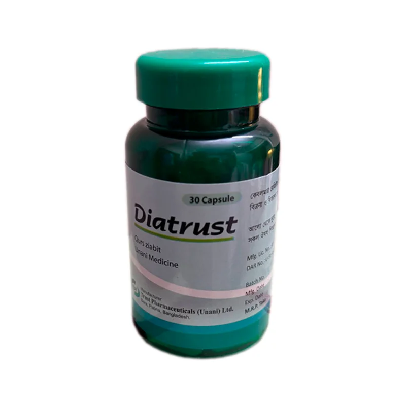Diatrust ইউনানি ক্যাপসুলের বোতল